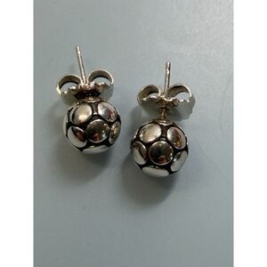 John Hardy Sterling Silver Dot Collection Medium Ball Stud Earrings